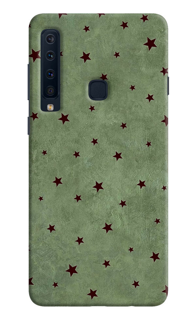 Green Stars Samsung A9 Hard Case Back Cover by Casekaro