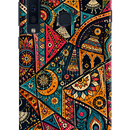 Folk Print Samsung A9 Back Cover