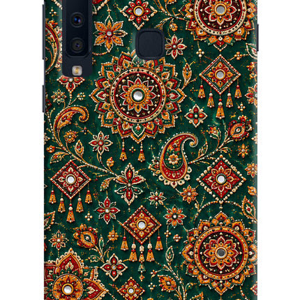 Green Pataka Samsung A9 Back Cover