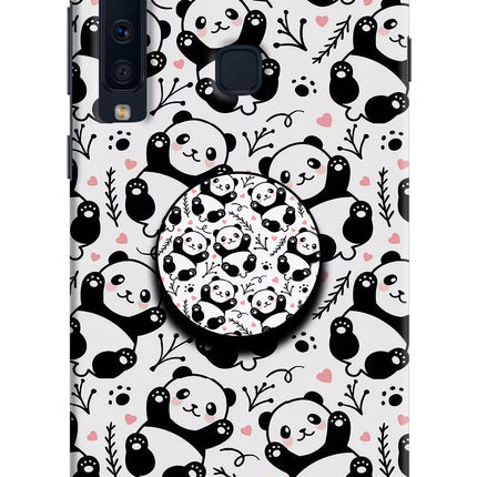 Cute Panda Samsung A9 Pop Case by Casekaro