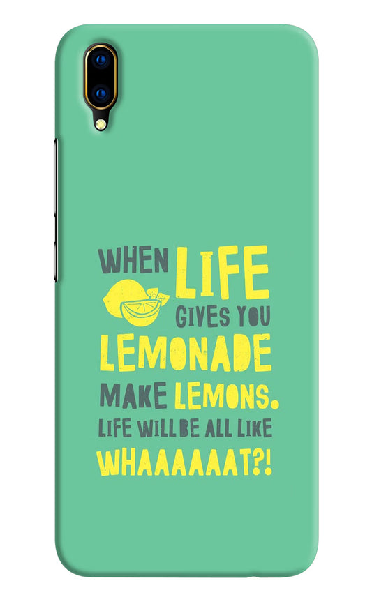 Quote Vivo V11 Pro Hard Case Back Cover by Casekaro