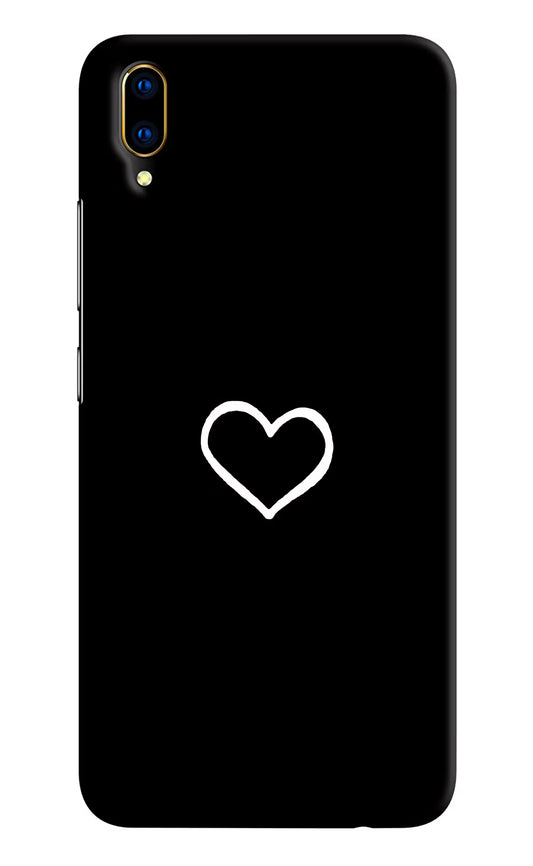 Heart Vivo V11 Pro Hard Case Back Cover by Casekaro