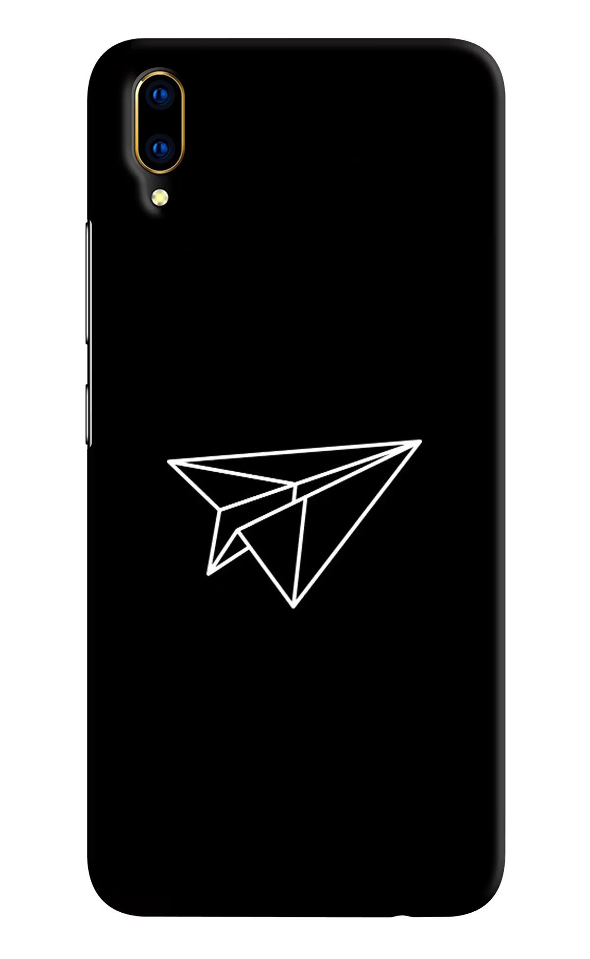 Paper Plane White Vivo V11 Pro Hard Case Back Cover by Casekaro