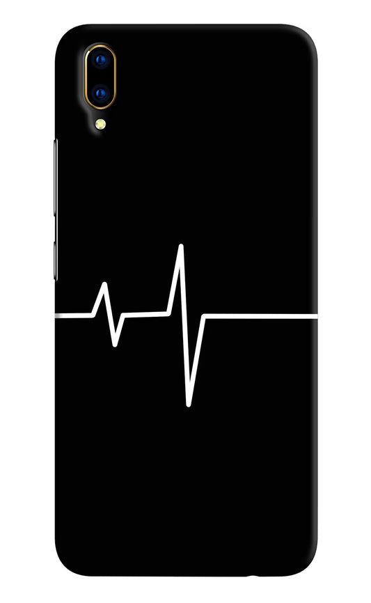 Heart Beats Vivo V11 Pro Hard Case Back Cover by Casekaro