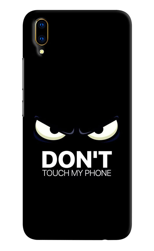 Don'T Touch My Phone Vivo V11 Pro Hard Case Back Cover by Casekaro