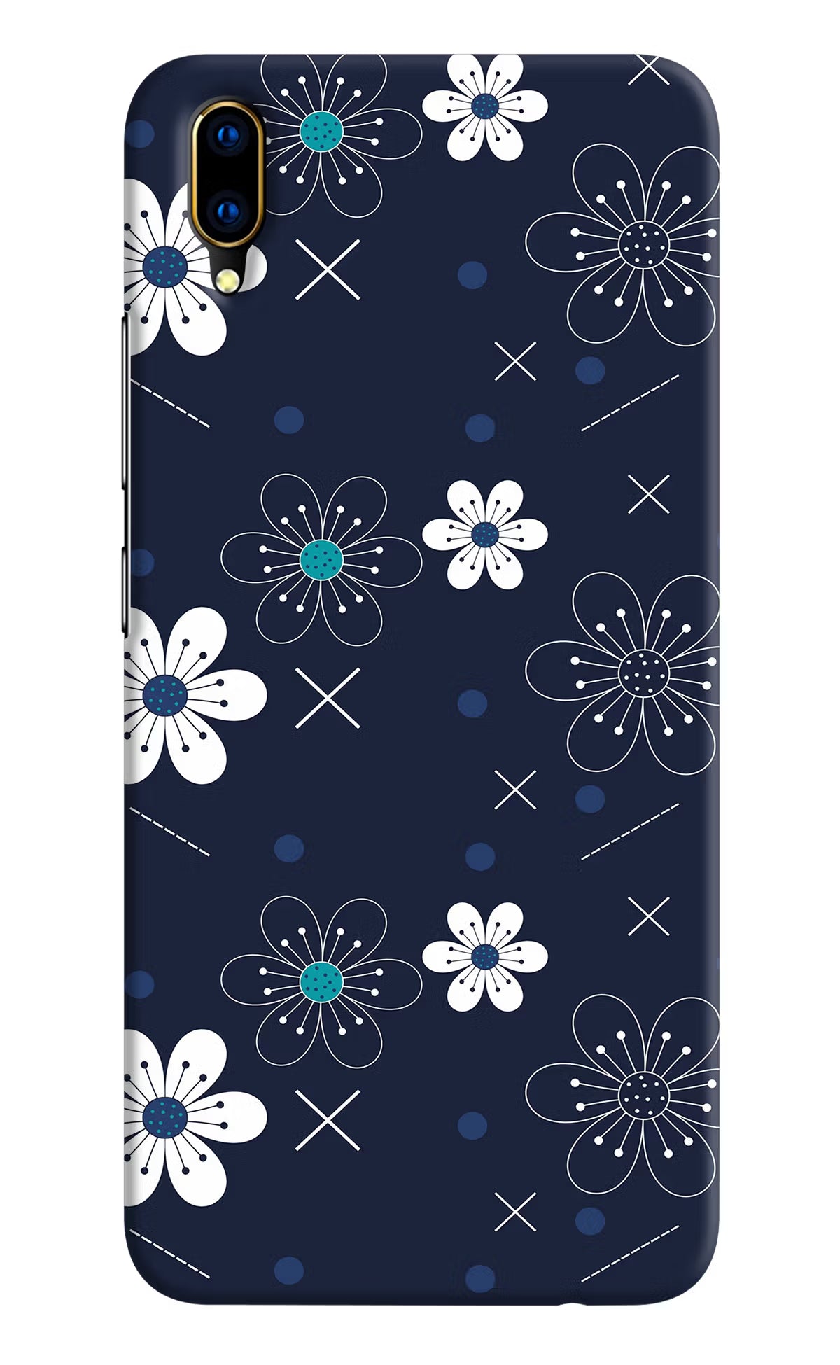 Flowers Vivo V11 Pro Hard Case Back Cover by Casekaro