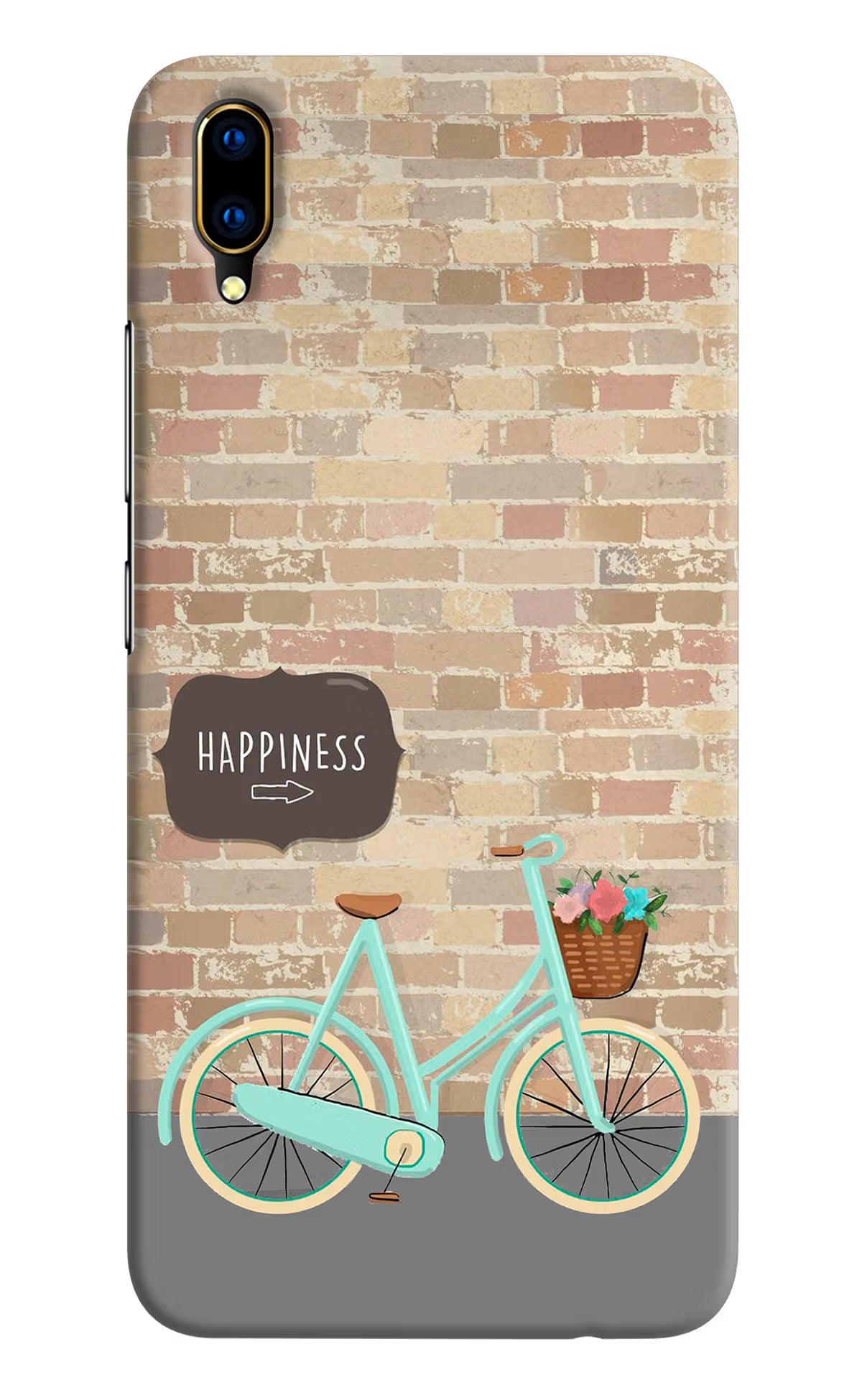 Happiness Artwork Vivo V11 Pro Hard Case Back Cover by Casekaro