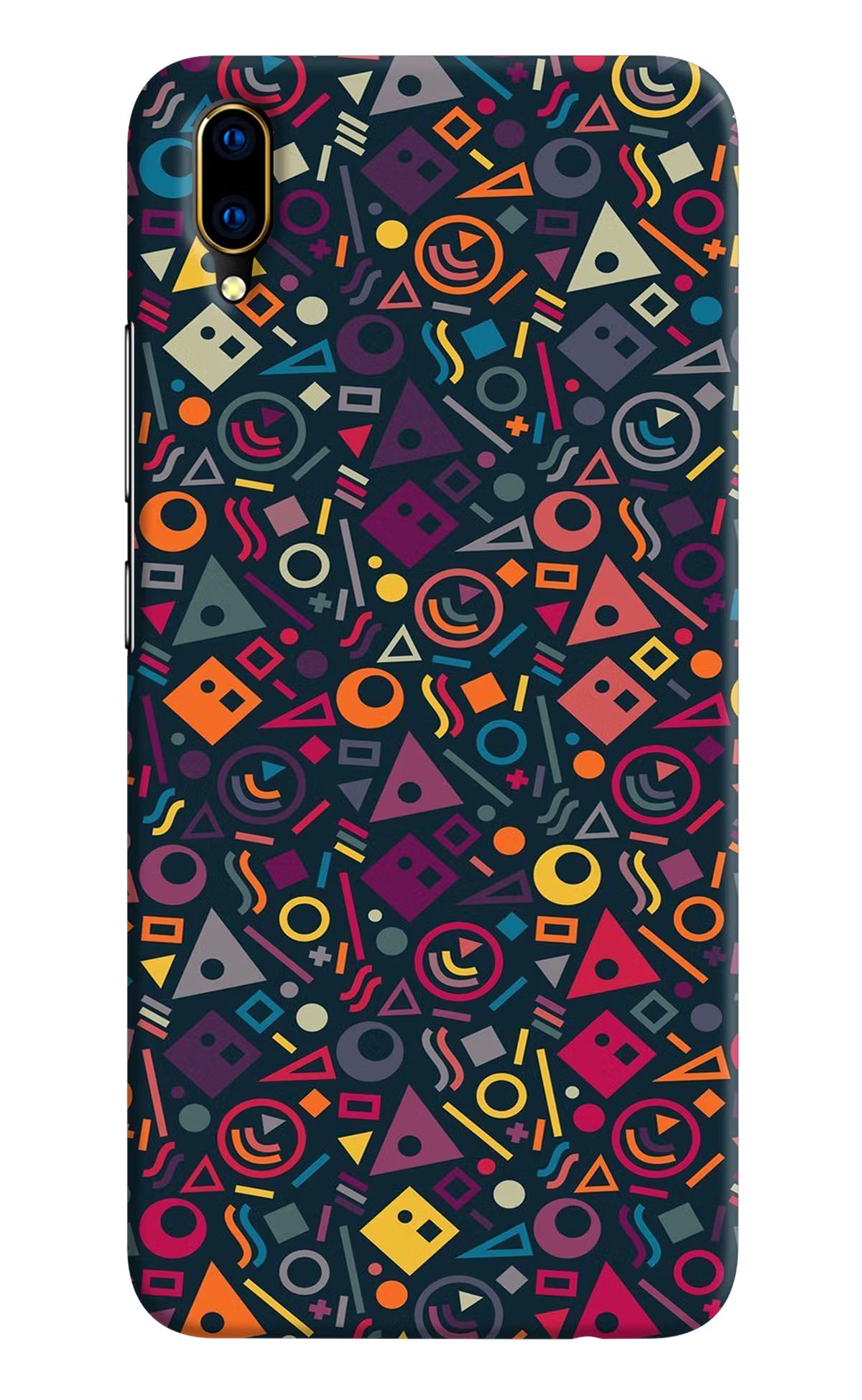 Geometric Abstract Vivo V11 Pro Hard Case Back Cover by Casekaro
