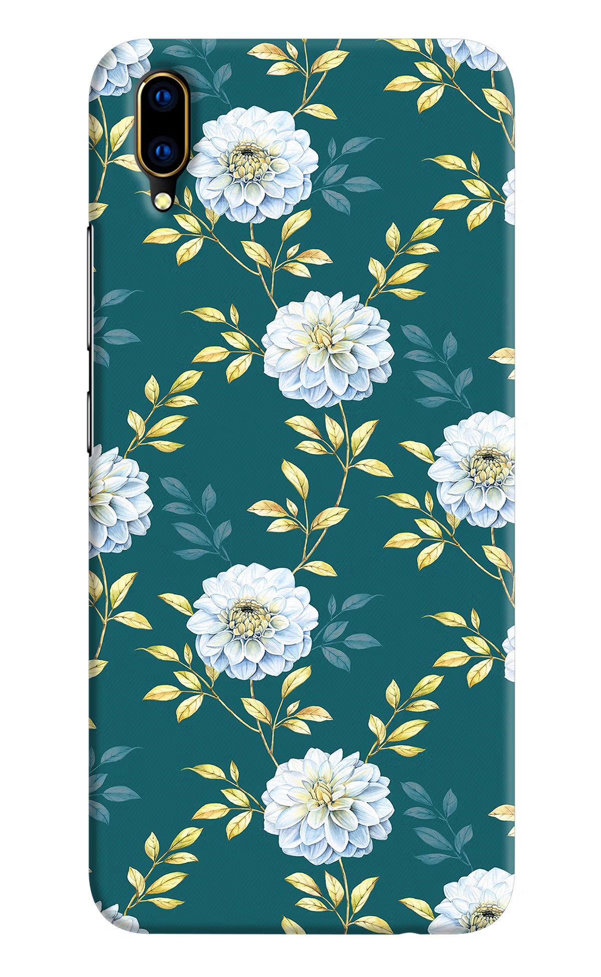 Flowers Vivo V11 Pro Hard Case Back Cover by Casekaro