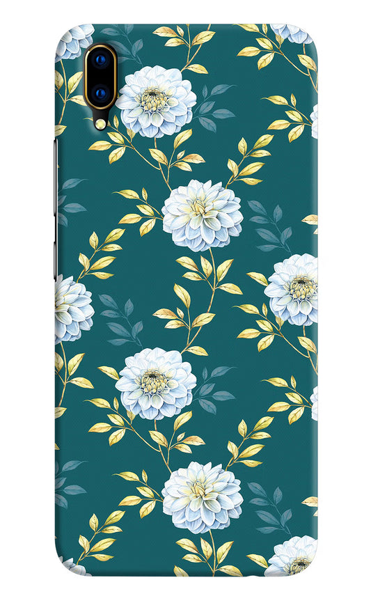Flowers Vivo V11 Pro Hard Case Back Cover by Casekaro