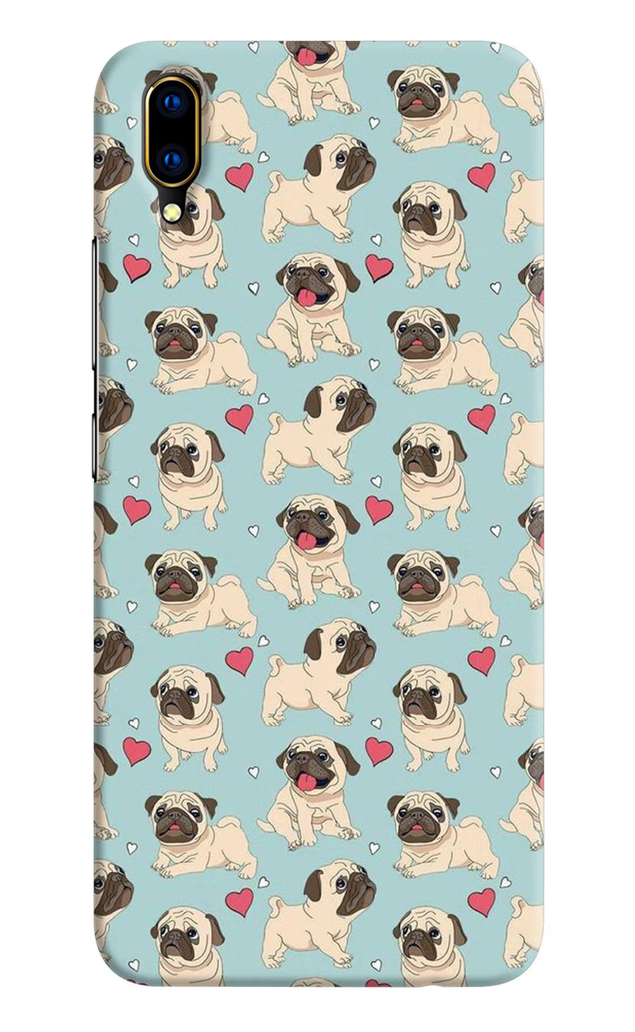 Pug Dog Vivo V11 Pro Back Cover, Hard case