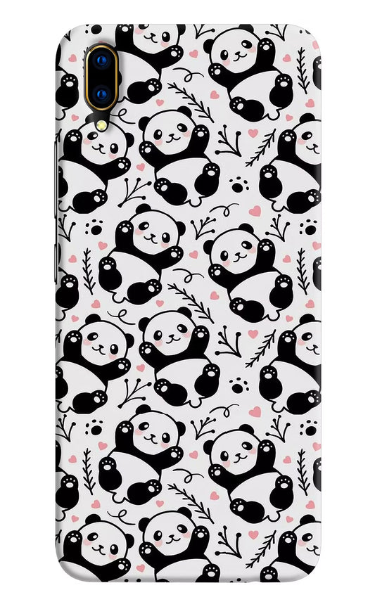 Cute Panda Vivo V11 Pro Hard Case Back Cover by Casekaro