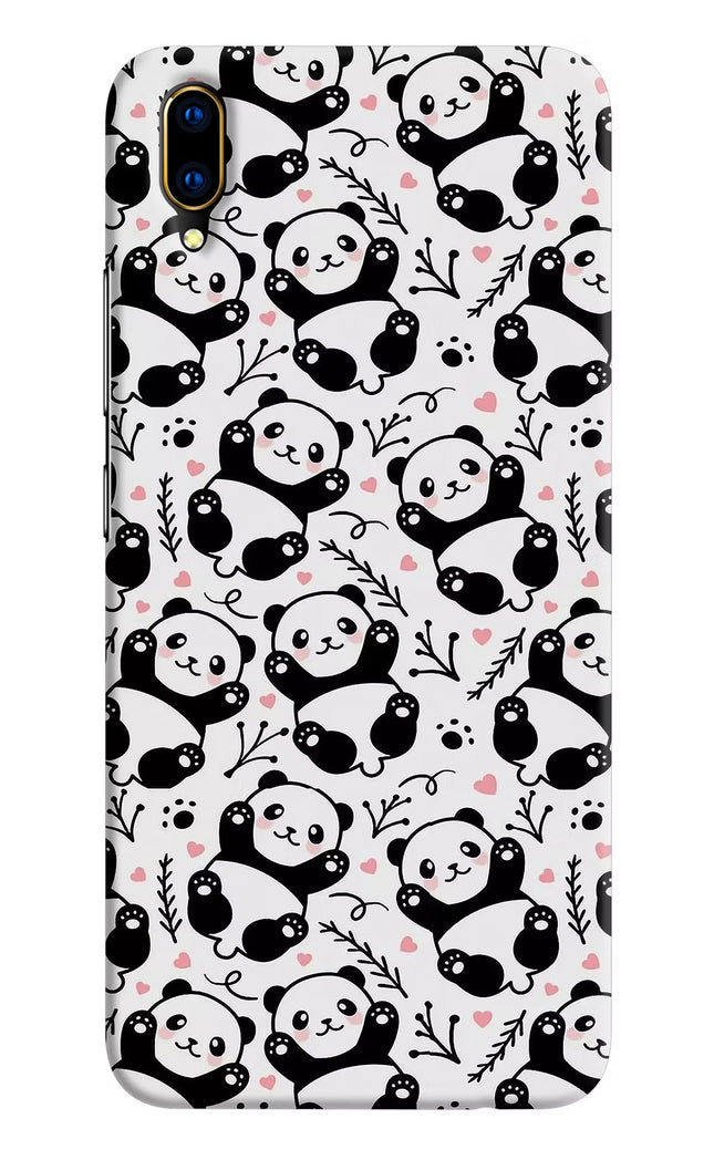 Cute Panda Vivo V11 Pro Hard Case Back Cover by Casekaro