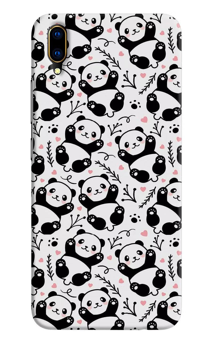 Cute Panda Vivo V11 Pro Back Cover, Hard case