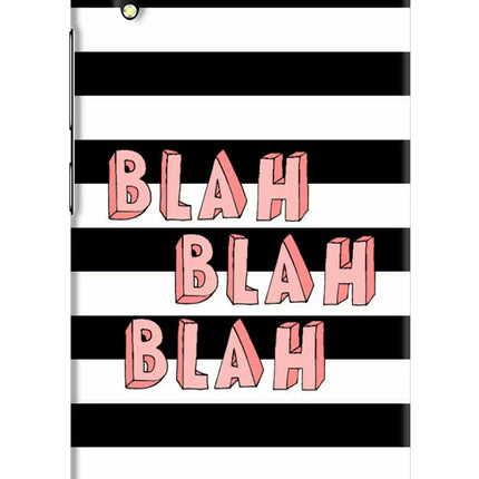 Blah Blah Blah Vivo V11 Pro Hard Case Back Cover by Casekaro