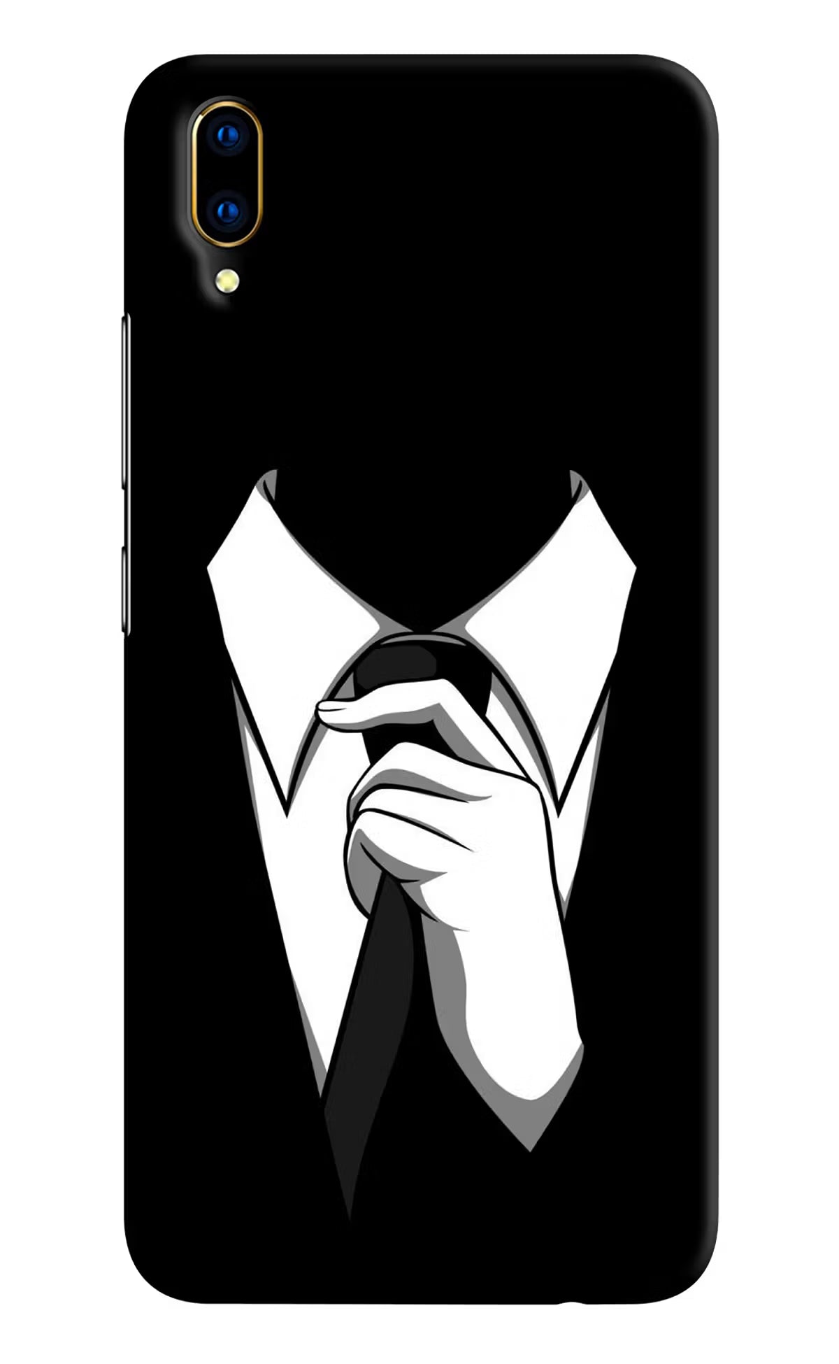 Black Tie Vivo V11 Pro Hard Case Back Cover by Casekaro