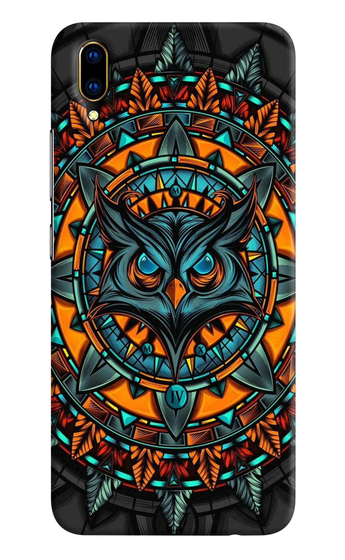 Angry Owl Art Vivo V11 Pro Hard Case Back Cover by Casekaro