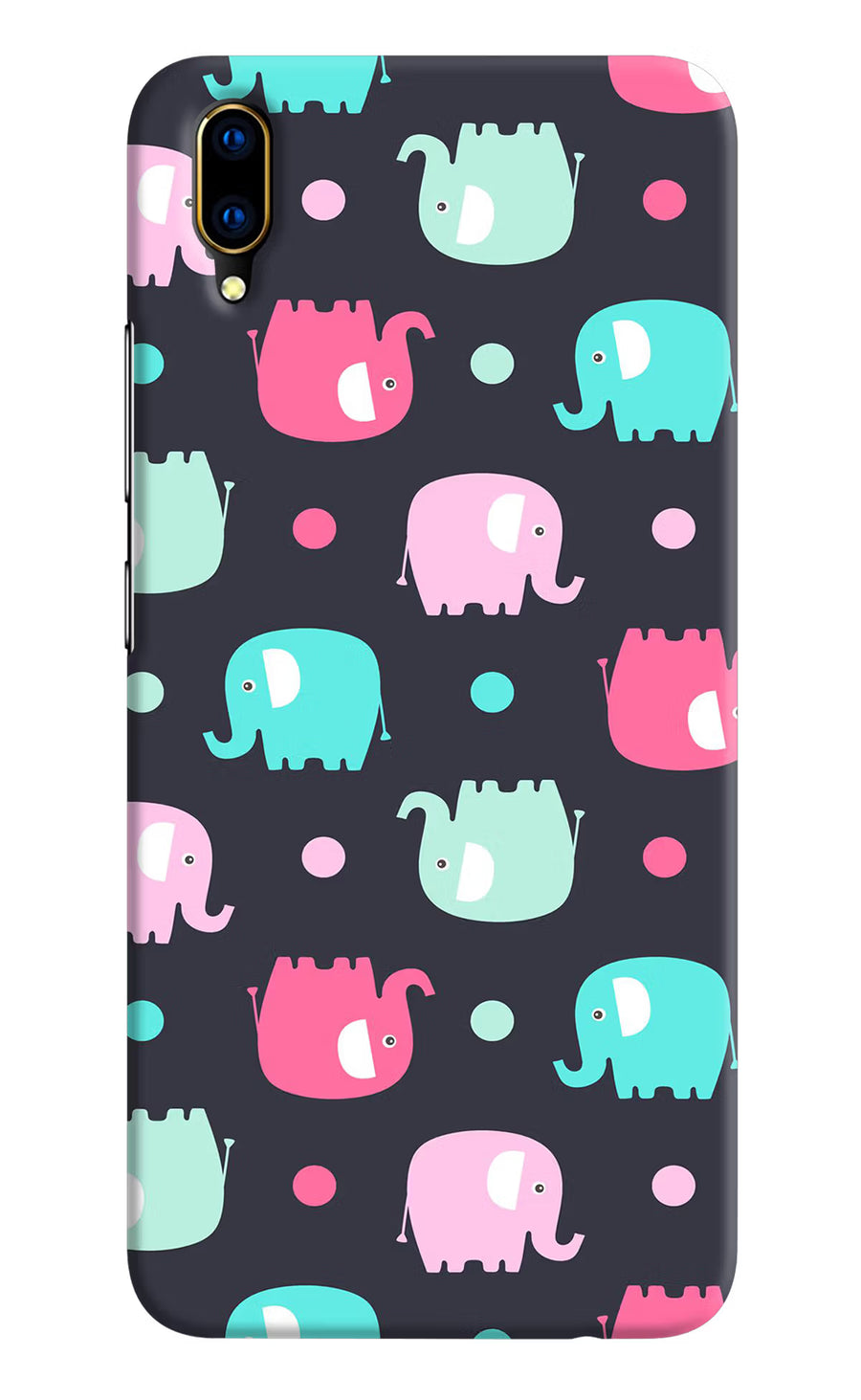 Elephants Vivo V11 Pro Back Cover, Hard case