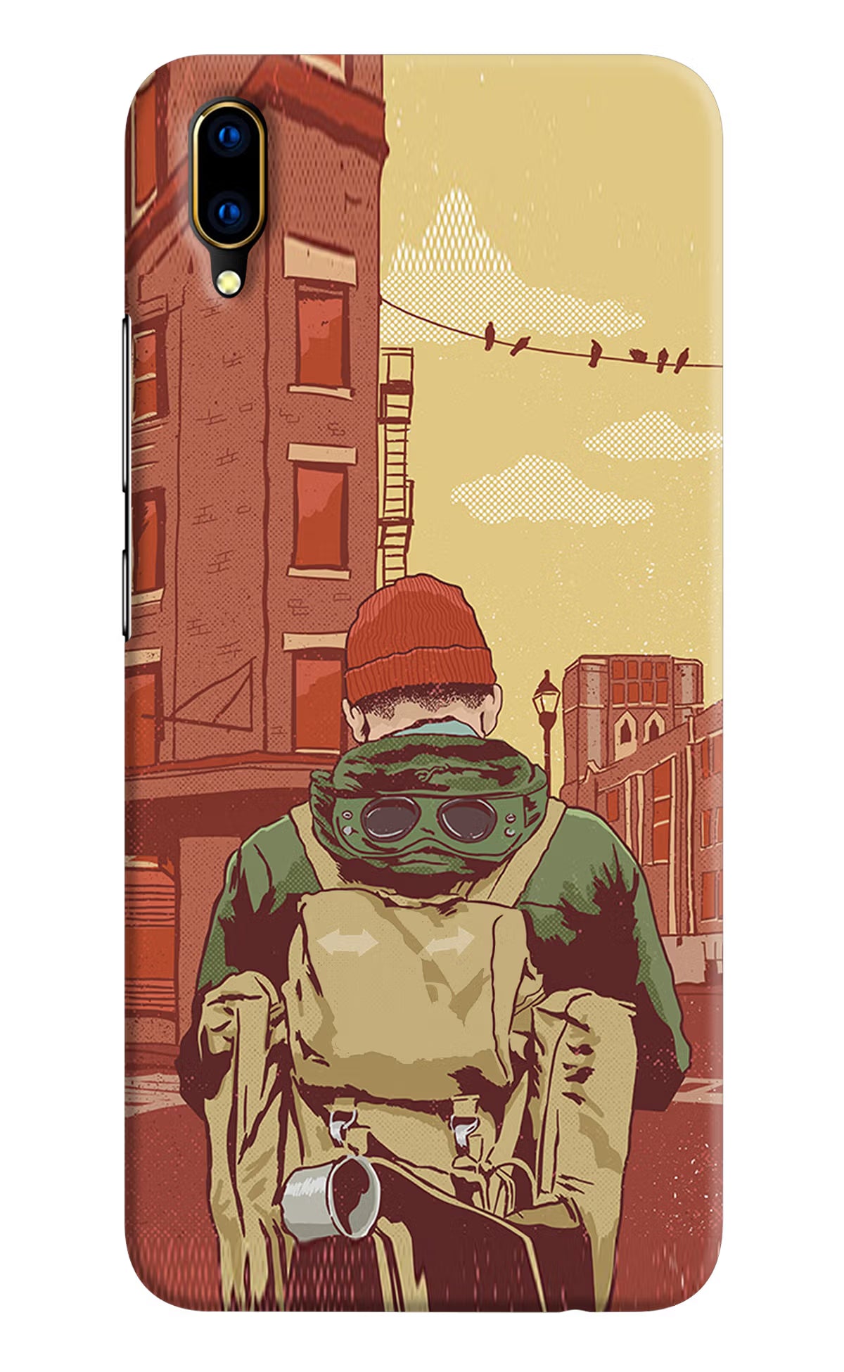 Adventurous Vivo V11 Pro Hard Case Back Cover by Casekaro