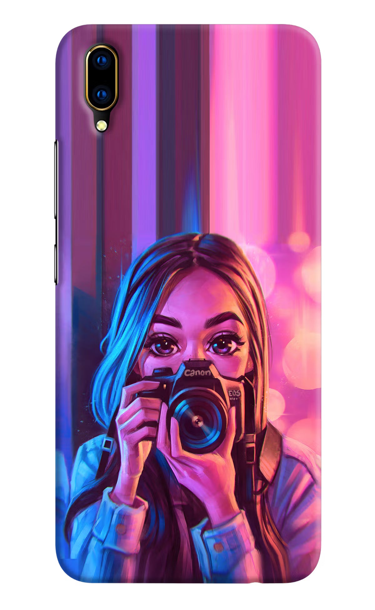 Girl Photographer Vivo V11 Pro Hard Case Back Cover by Casekaro