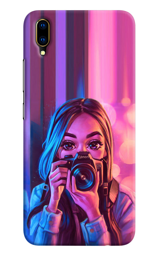 Girl Photographer Vivo V11 Pro Hard Case Back Cover by Casekaro