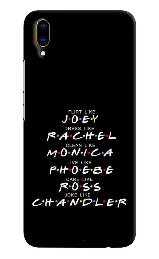 FRIENDS Character Vivo V11 Pro Hard Case Back Cover by Casekaro