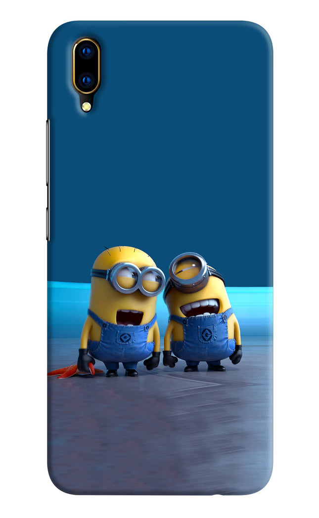 Minion Laughing Vivo V11 Pro Hard Case Back Cover by Casekaro