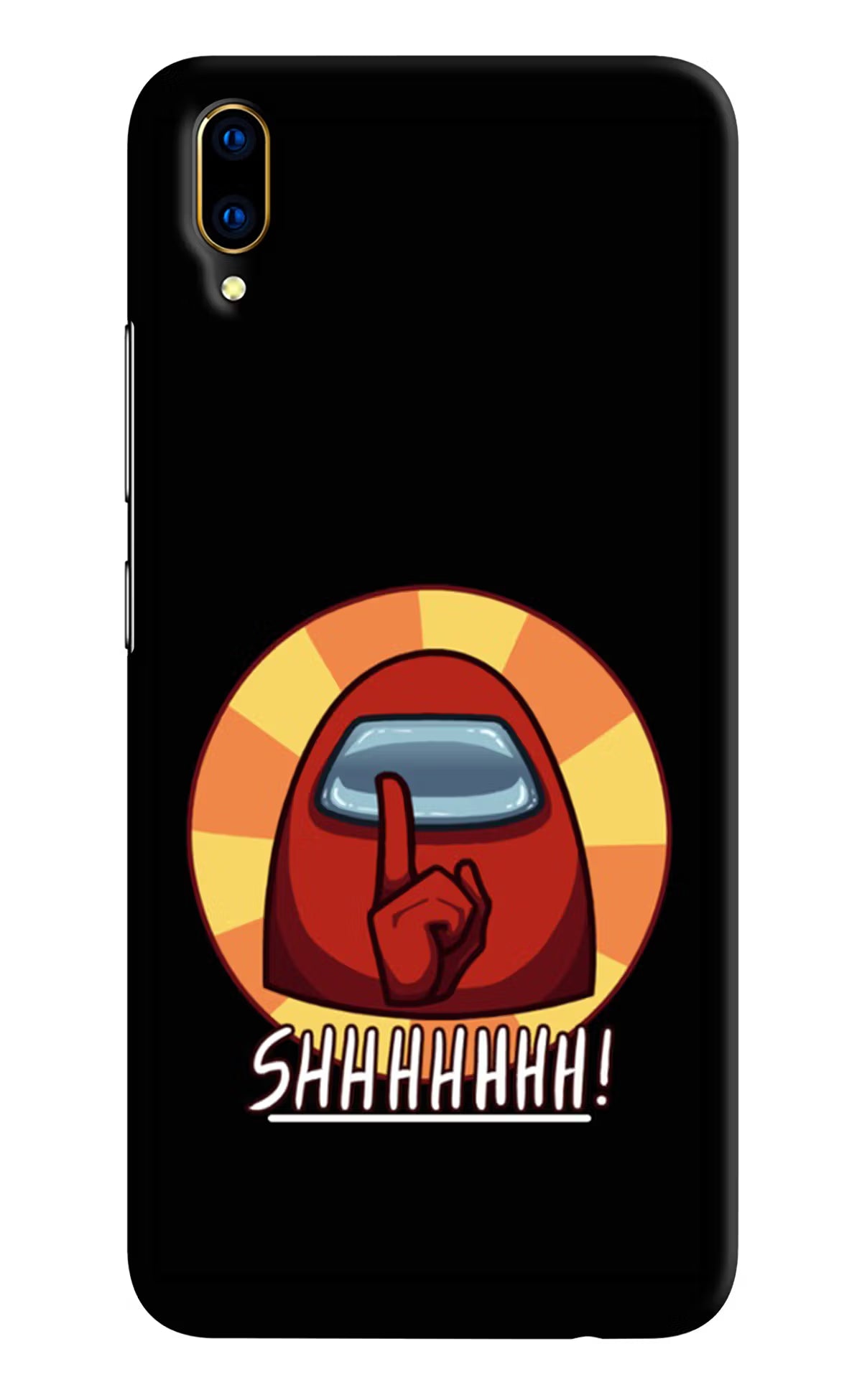 Among Us Shhh! Vivo V11 Pro Hard Case Back Cover by Casekaro