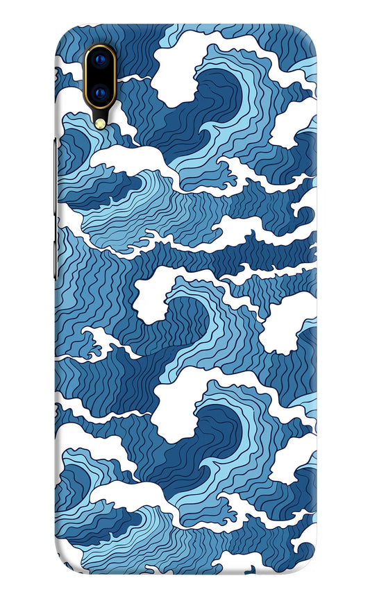 Blue Waves Vivo V11 Pro Hard Case Back Cover by Casekaro