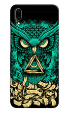 Green Owl Vivo V11 Pro Hard Case Back Cover by Casekaro