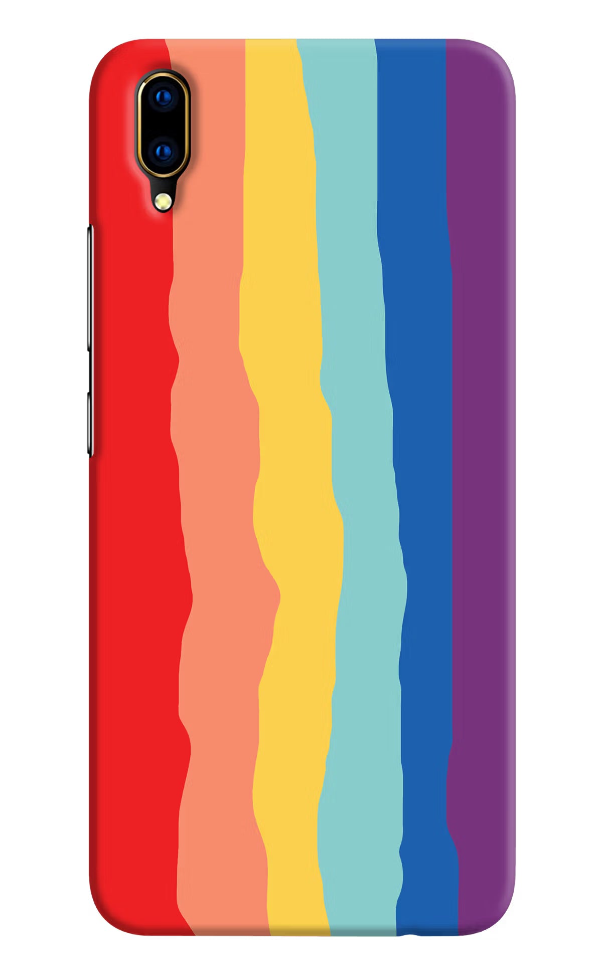 Rainbow Vivo V11 Pro Hard Case Back Cover by Casekaro