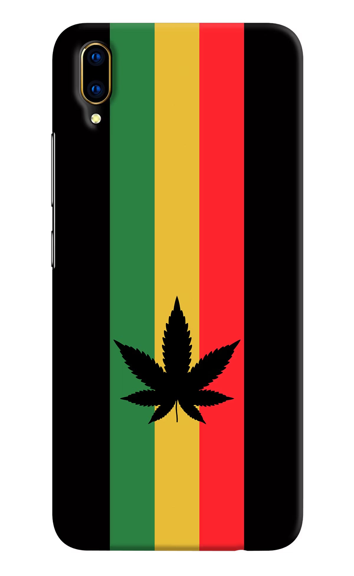 Weed Flag Vivo V11 Pro Hard Case Back Cover by Casekaro