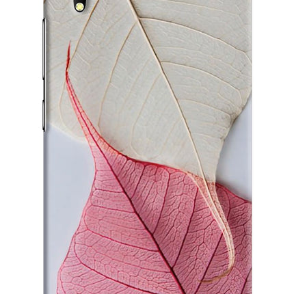 White Pink Leaf Vivo V11 Pro Hard Case Back Cover by Casekaro