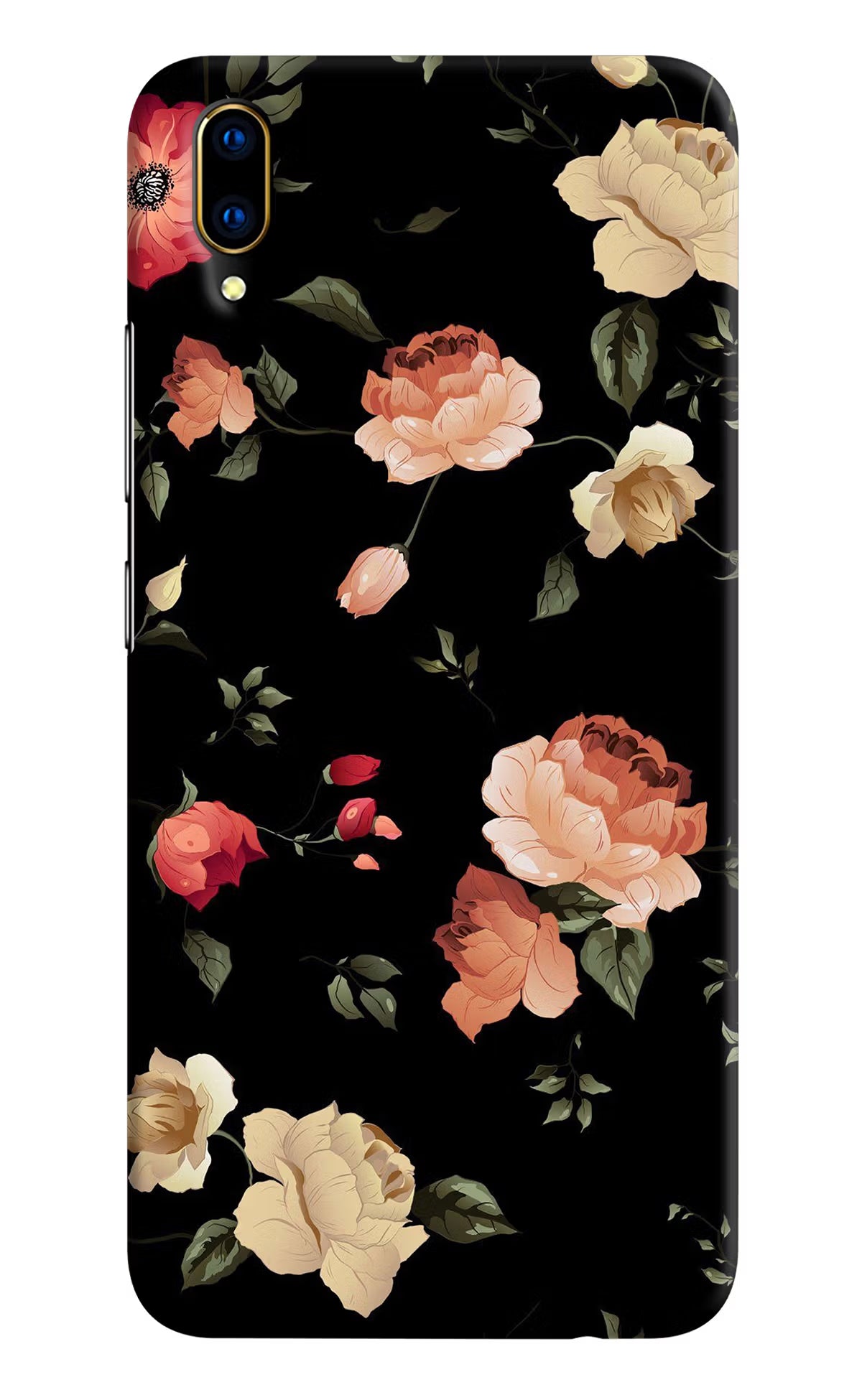 Flowers Vivo V11 Pro Hard Case Back Cover by Casekaro