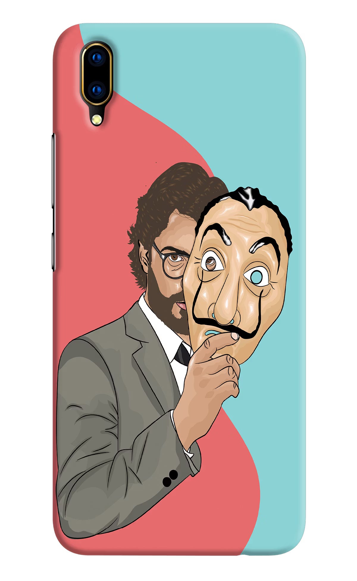 Professor Vivo V11 Pro Hard Case Back Cover by Casekaro