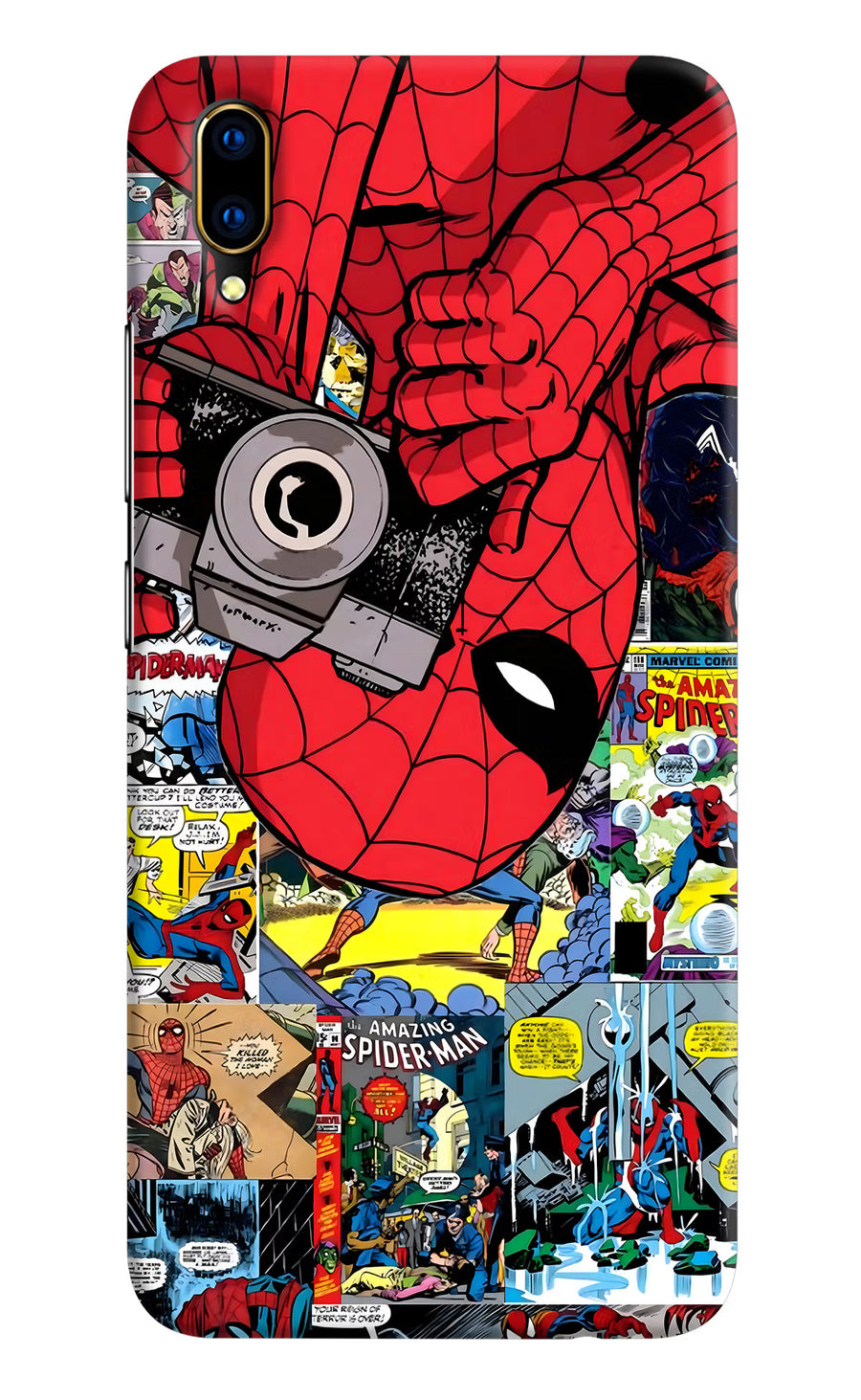 Spider Man Vivo V11 Pro Back Cover, Hard case