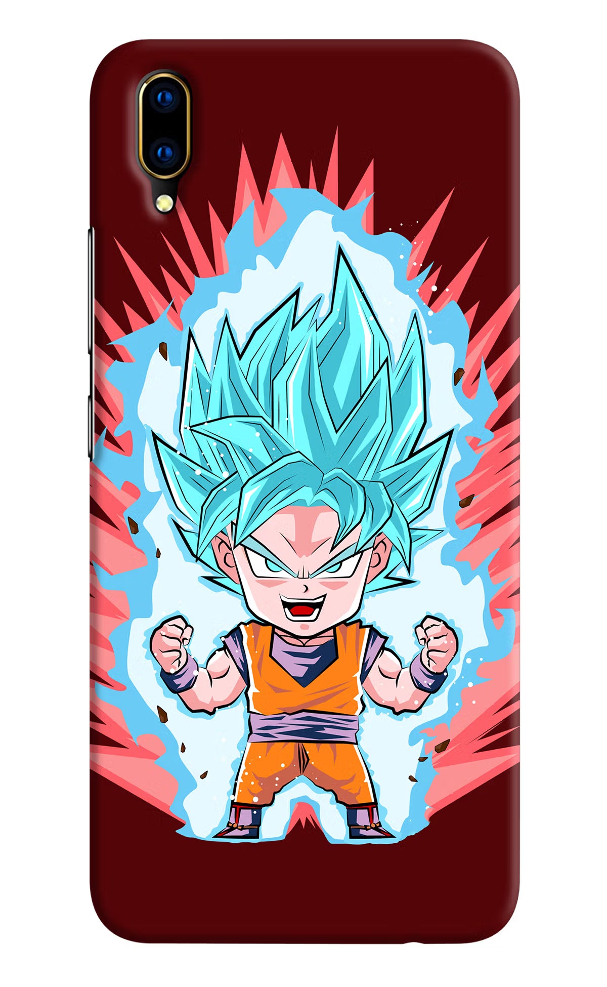 Goku Little Vivo V11 Pro Hard Case Back Cover by Casekaro