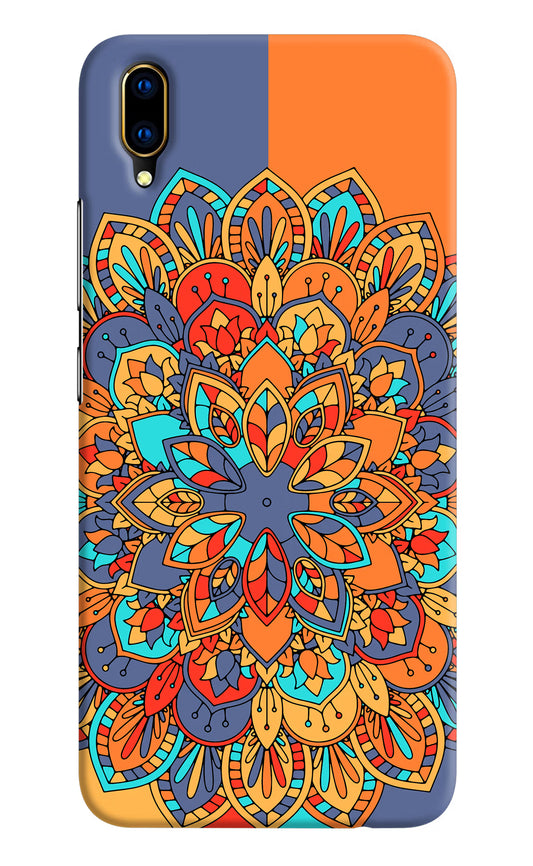Color Mandala Vivo V11 Pro Hard Case Back Cover by Casekaro