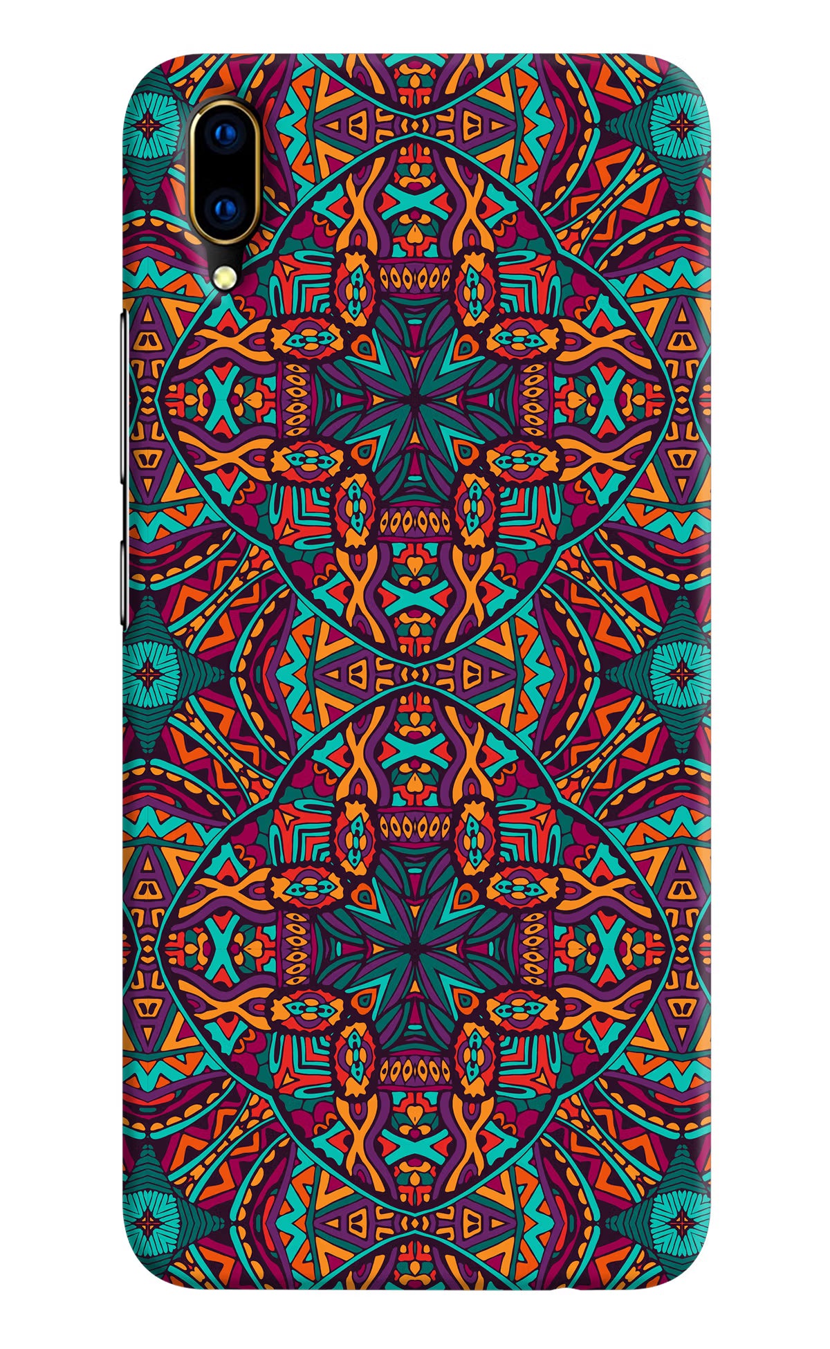 Colour Mandala Vivo V11 Pro Hard Case Back Cover by Casekaro