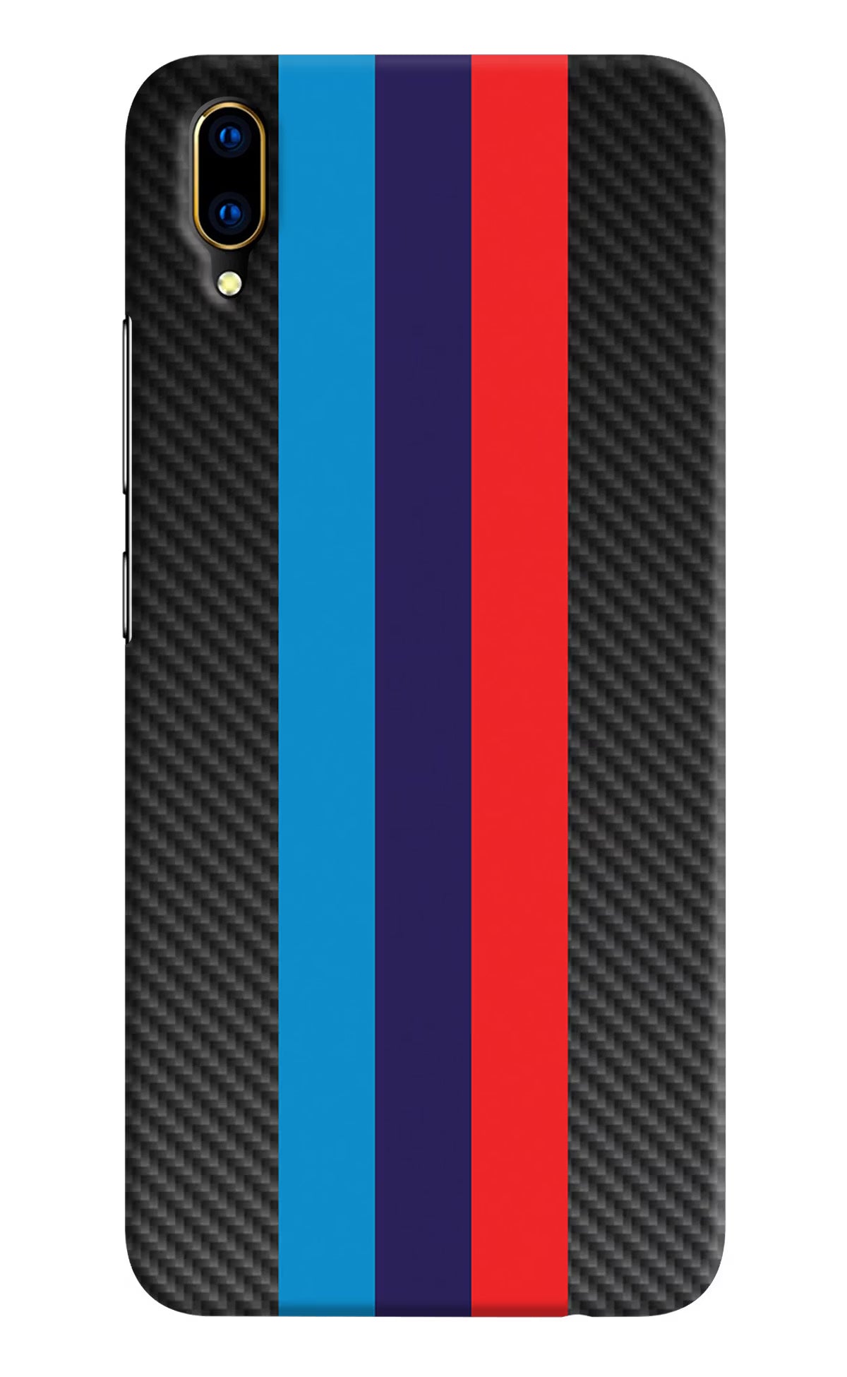 BMW Stripes Pattern Vivo V11 Pro Hard Case Back Cover by Casekaro