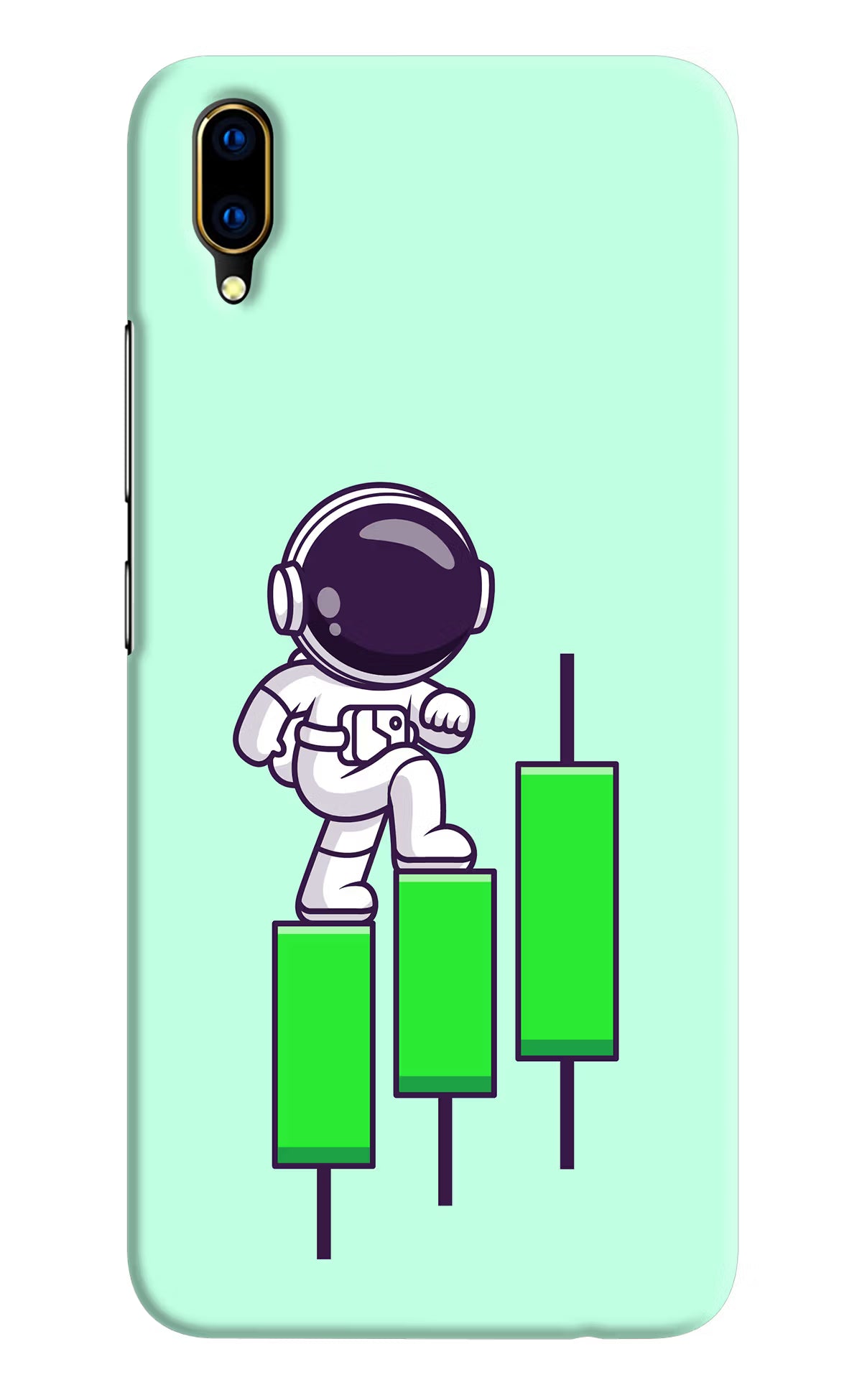 Astronaut Trader Vivo V11 Pro Hard Case Back Cover by Casekaro
