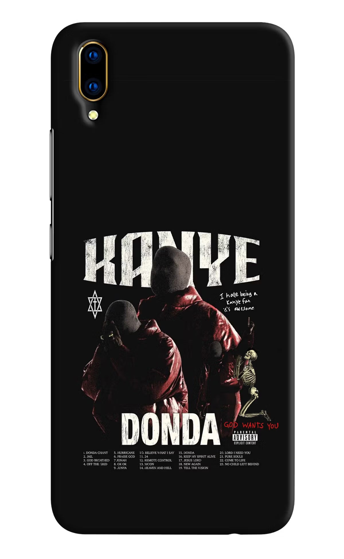 Donda Kanye West Vivo V11 Pro Hard Case Back Cover by Casekaro