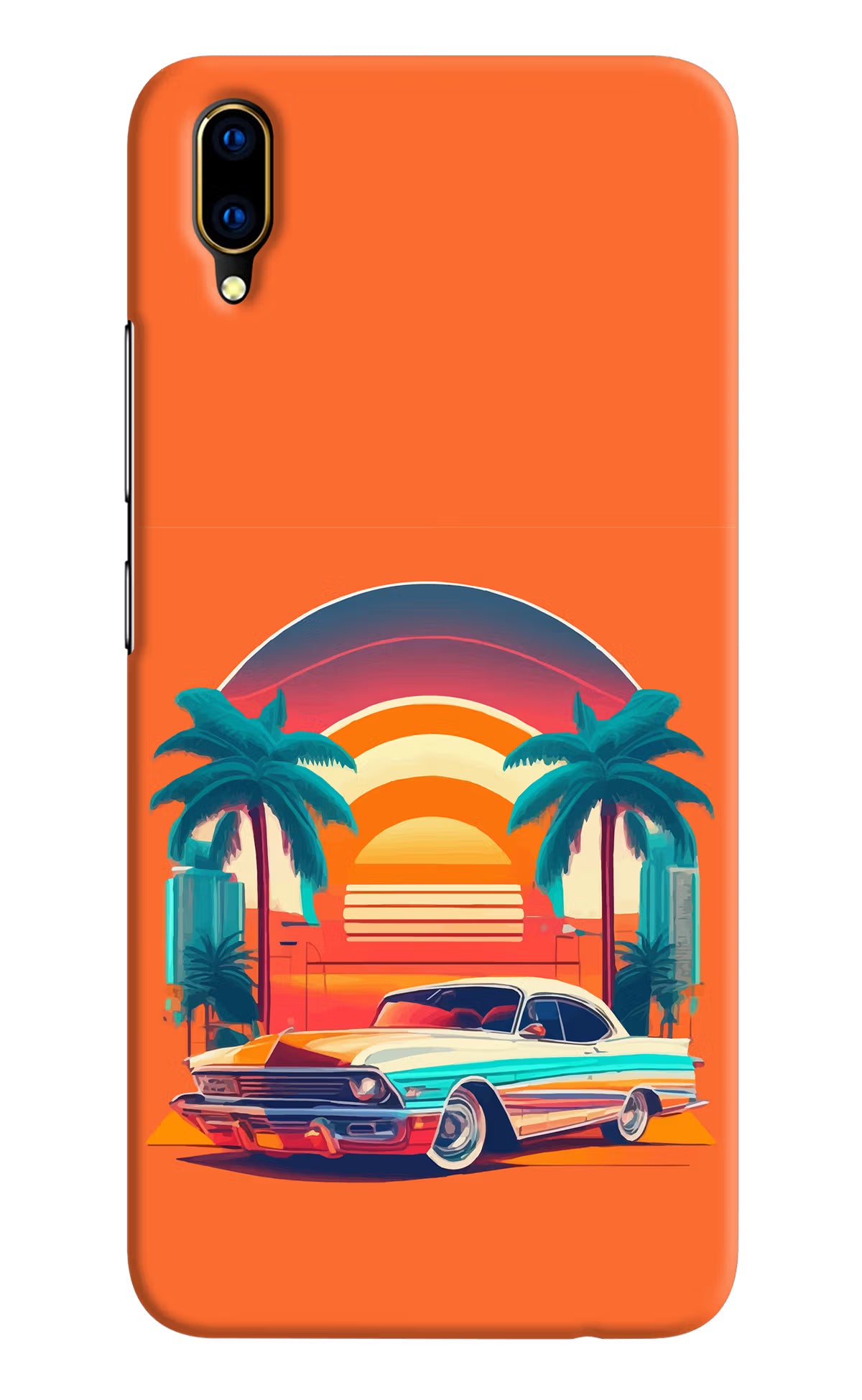 Palm Drive 80s Vivo V11 Pro Hard Case Back Cover by Casekaro