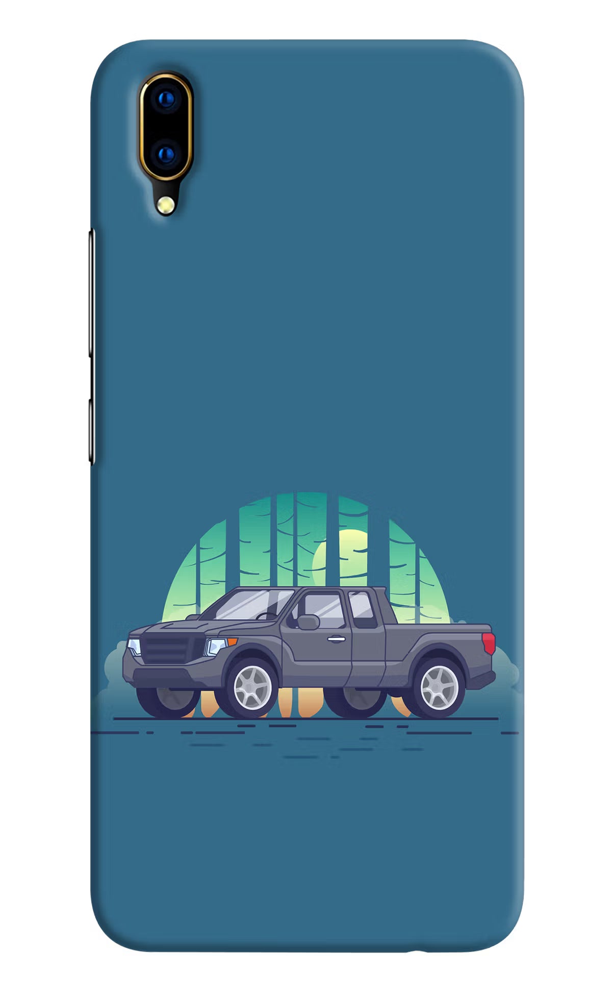 Retro Garage Vibe Vivo V11 Pro Hard Case Back Cover by Casekaro