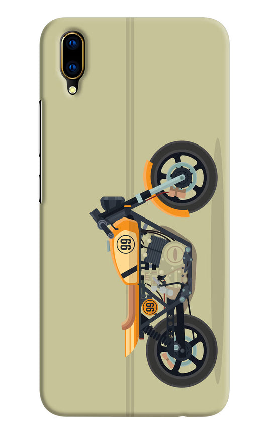 Vertical Speedster Vivo V11 Pro Hard Case Back Cover by Casekaro
