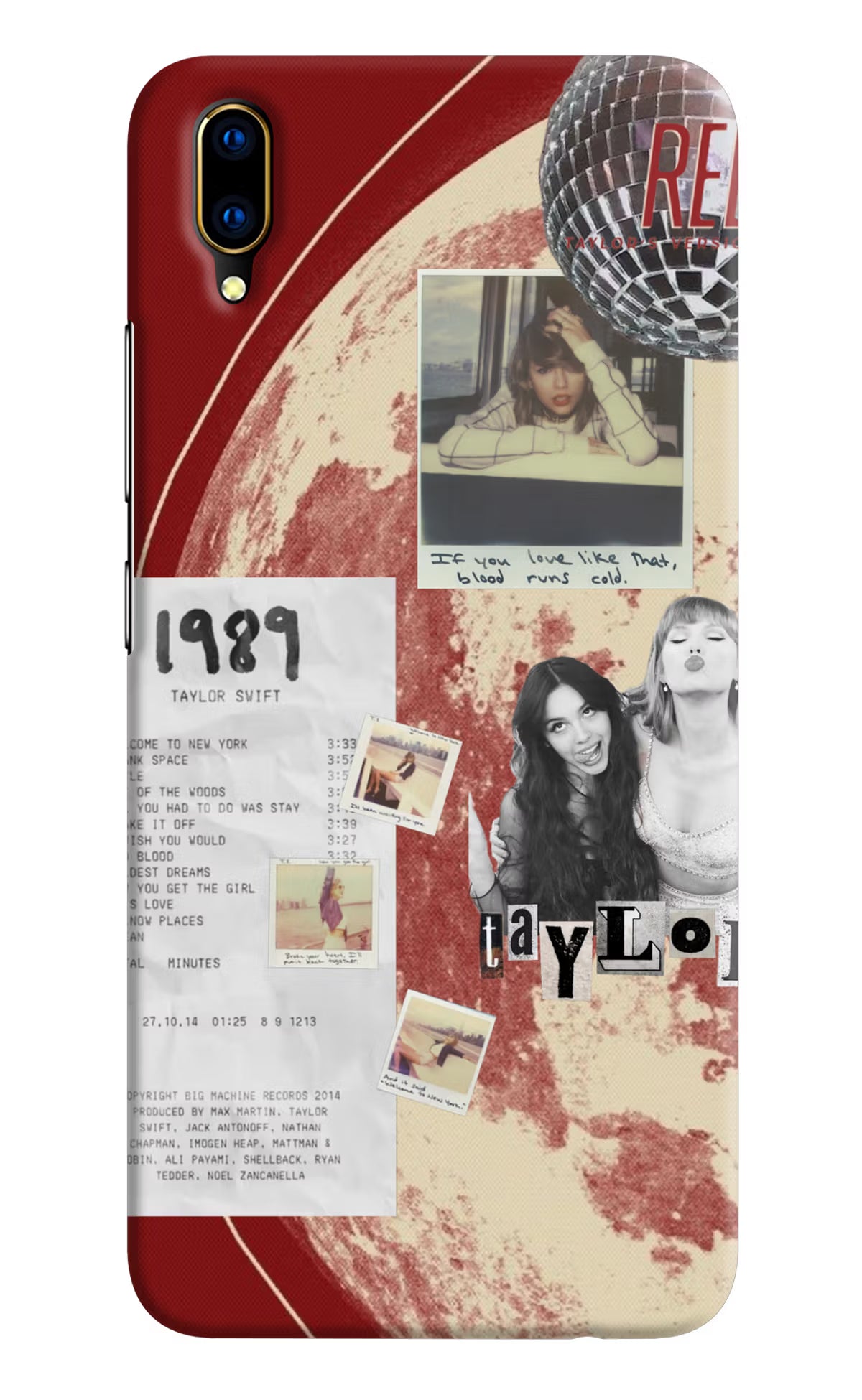 Taylor Swift Vivo V11 Pro Back Cover