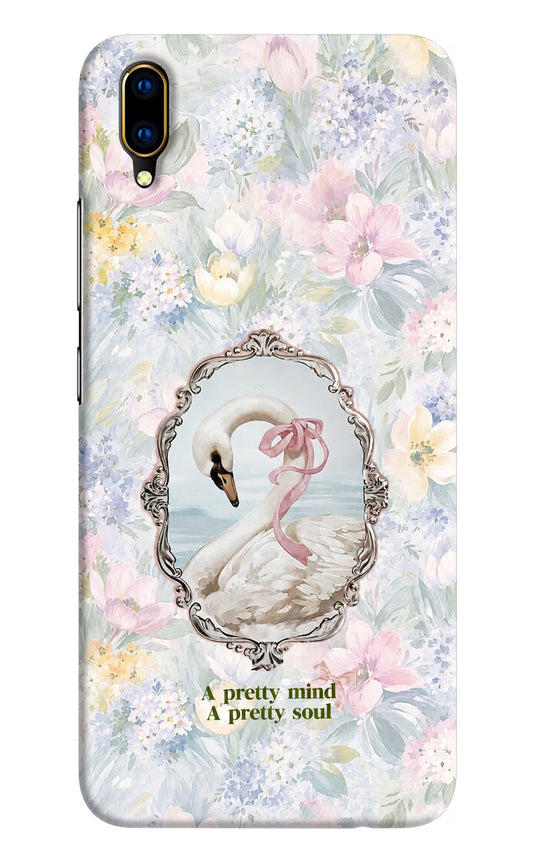 Pretty Mind Pretty Soul Vivo V11 Pro Hard Case Back Cover by Casekaro