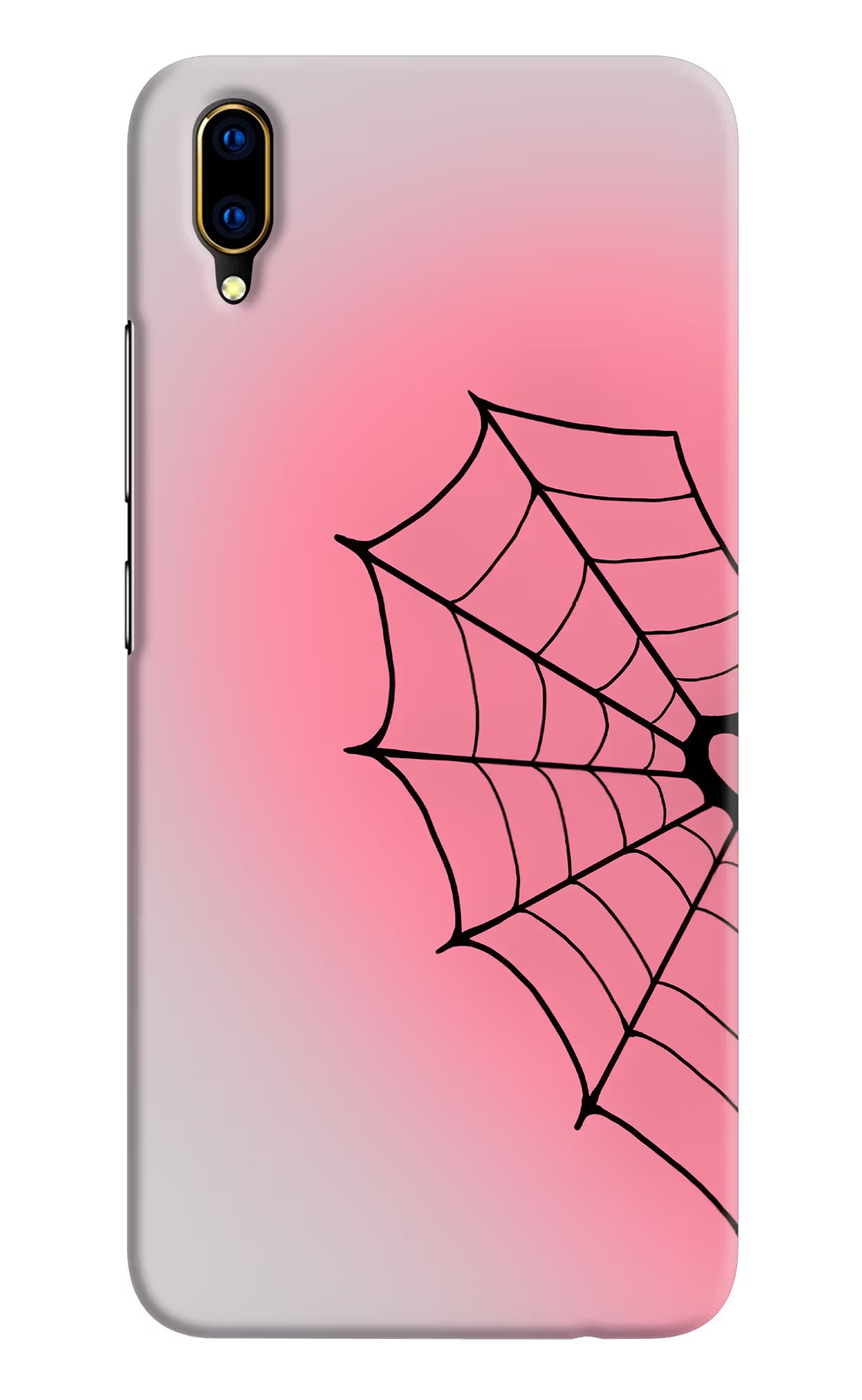 Pink Web Vivo V11 Pro Back Cover