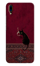 Midnight Cat Vivo V11 Pro Hard Case Back Cover by Casekaro