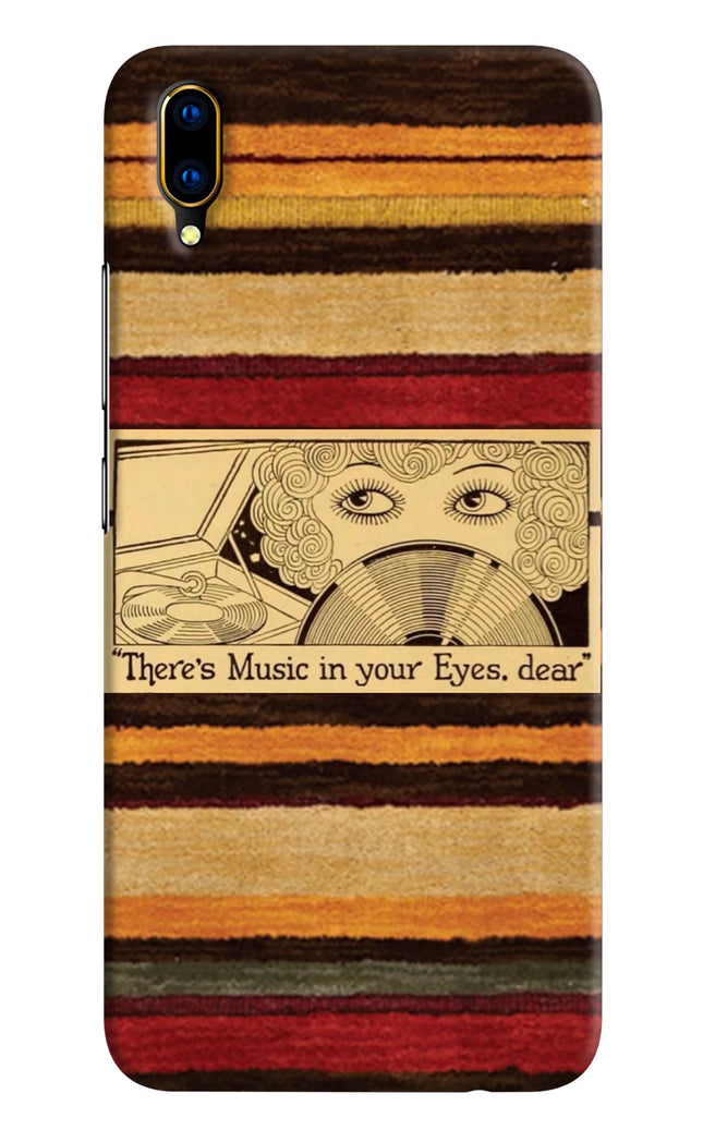 Vinyl Stripes Vivo V11 Pro Hard Case Back Cover by Casekaro